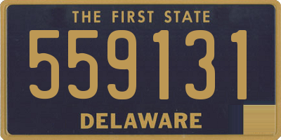 DE license plate 559131