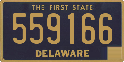 DE license plate 559166