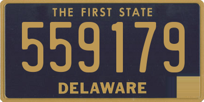 DE license plate 559179