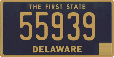 DE license plate 55939