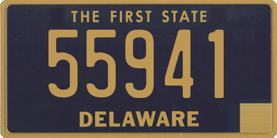 DE license plate 55941