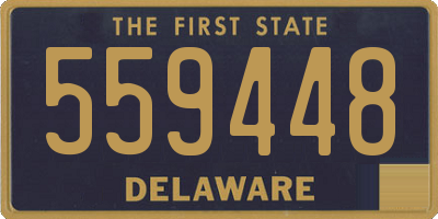DE license plate 559448