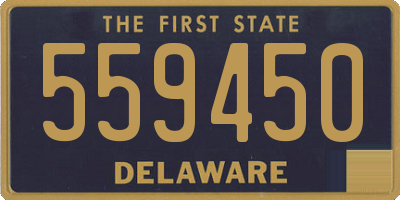 DE license plate 559450