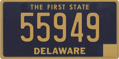 DE license plate 55949