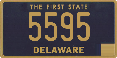 DE license plate 5595
