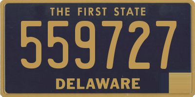 DE license plate 559727
