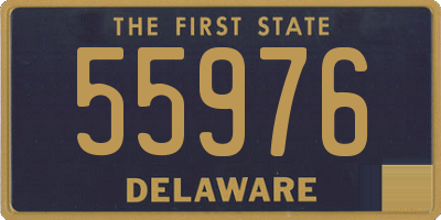 DE license plate 55976