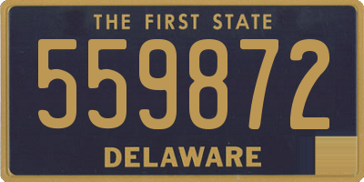 DE license plate 559872