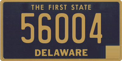 DE license plate 56004