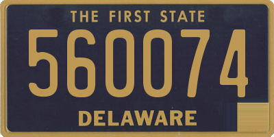 DE license plate 560074