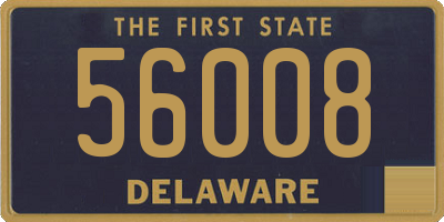 DE license plate 56008