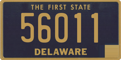 DE license plate 56011
