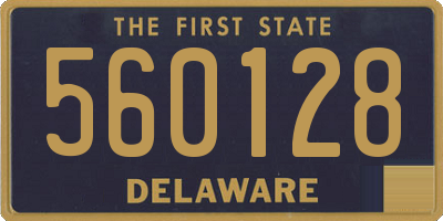 DE license plate 560128