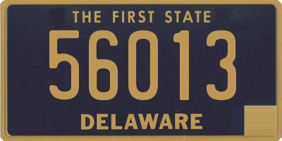 DE license plate 56013