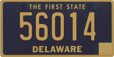 DE license plate 56014