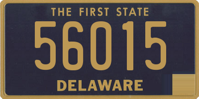 DE license plate 56015