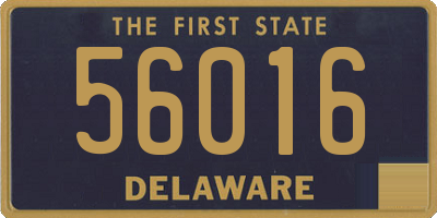 DE license plate 56016