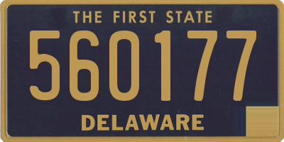 DE license plate 560177
