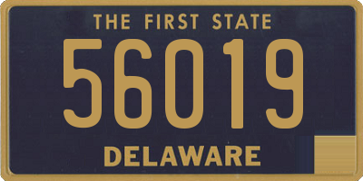 DE license plate 56019