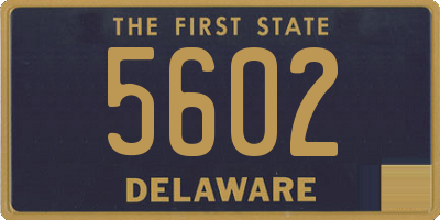 DE license plate 5602