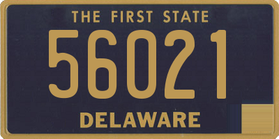 DE license plate 56021