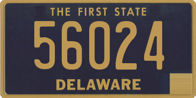 DE license plate 56024