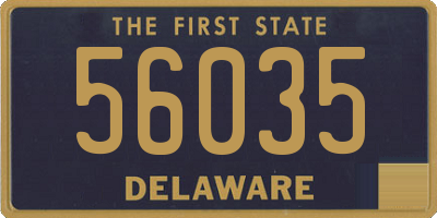 DE license plate 56035
