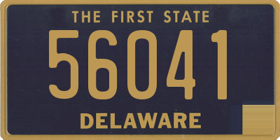 DE license plate 56041