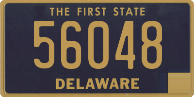 DE license plate 56048