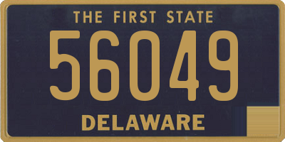 DE license plate 56049