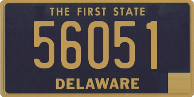 DE license plate 56051