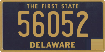 DE license plate 56052