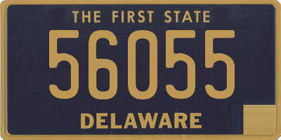 DE license plate 56055
