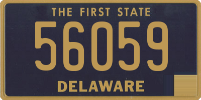 DE license plate 56059