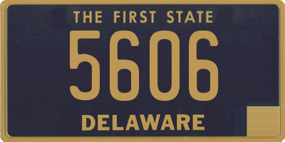 DE license plate 5606