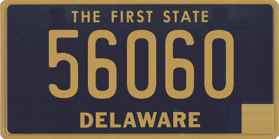 DE license plate 56060