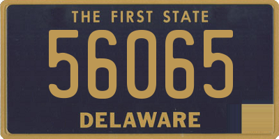 DE license plate 56065