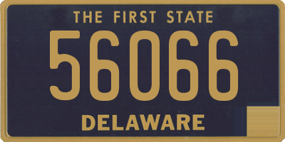 DE license plate 56066