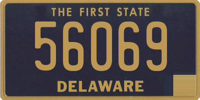 DE license plate 56069