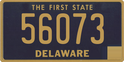 DE license plate 56073