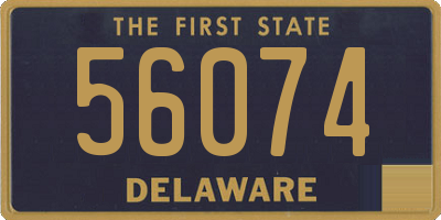 DE license plate 56074