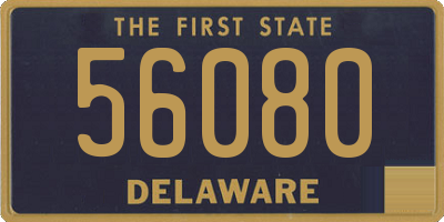 DE license plate 56080