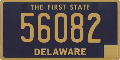 DE license plate 56082