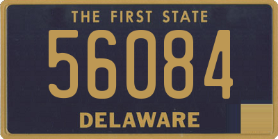 DE license plate 56084