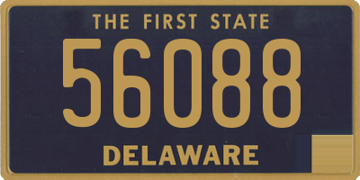 DE license plate 56088