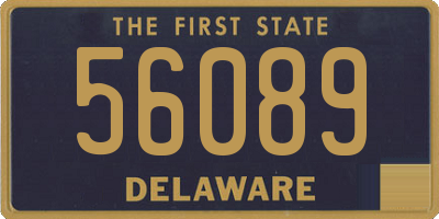 DE license plate 56089