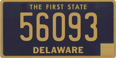 DE license plate 56093