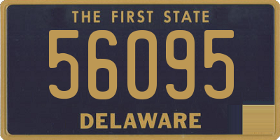 DE license plate 56095