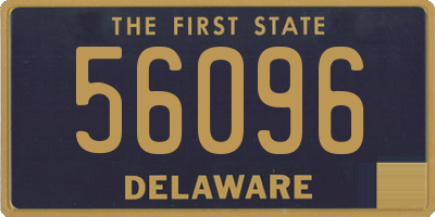 DE license plate 56096