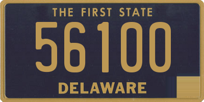 DE license plate 56100